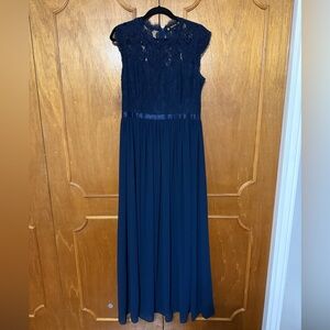 Miusol Navy Lace Dress